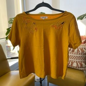 Madewell T-Shirt with Butterfly Design